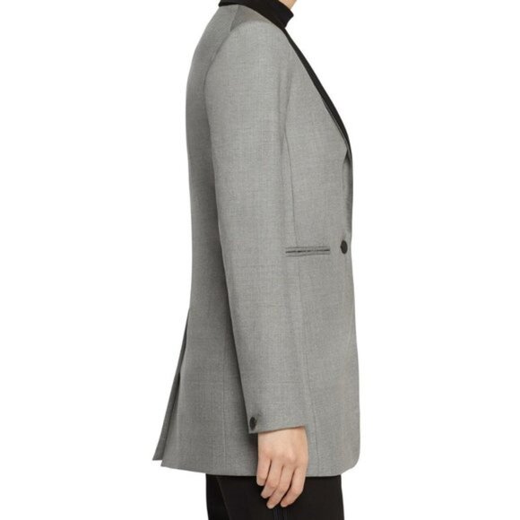 rag & bone Dant Tuxedo Blazer in Gray - sz 6 - Picture 2 of 3